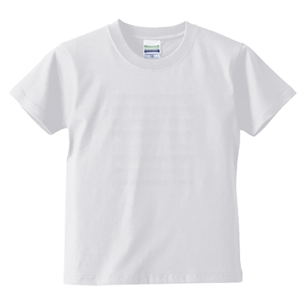 綿100%Tシャツ（キッズ）　5.6oz